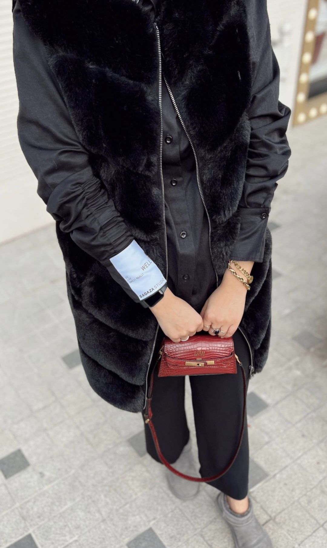 Kürk Yelek/ Siyah