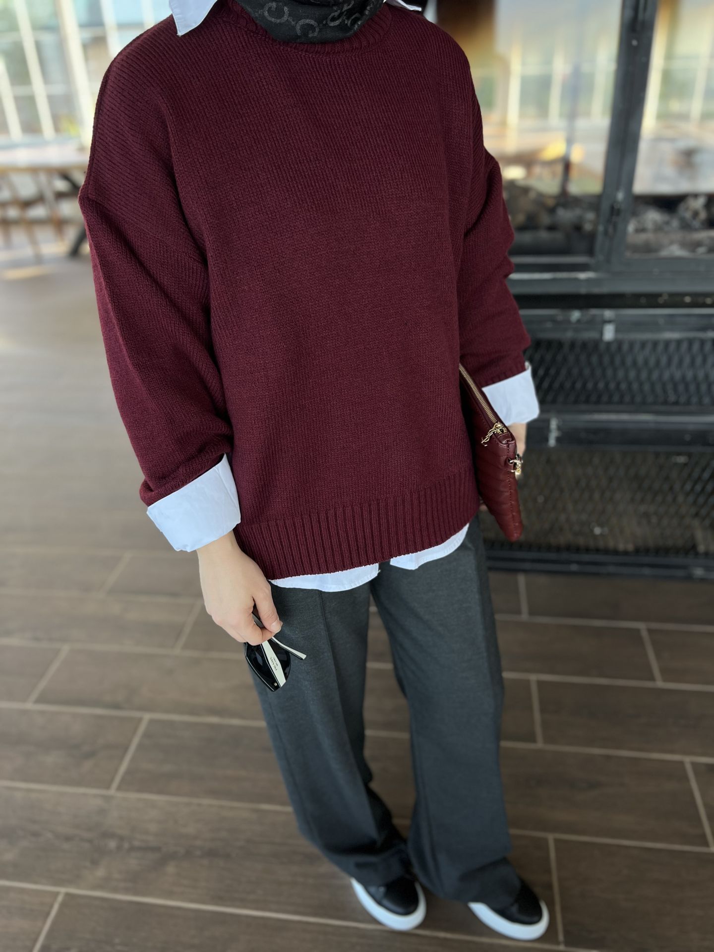 Triko Kazak/ Bordo