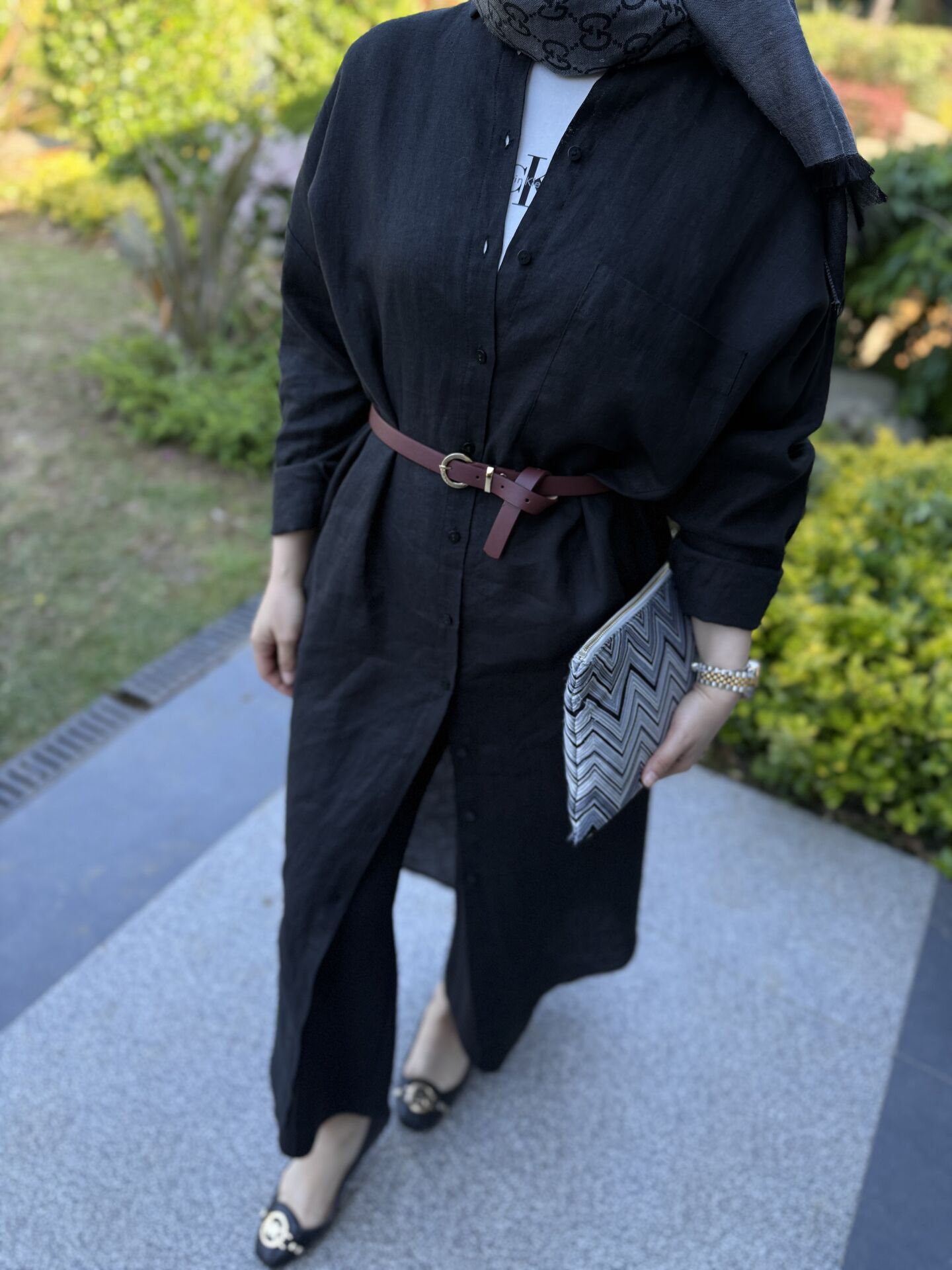 %100 Keten Tunik