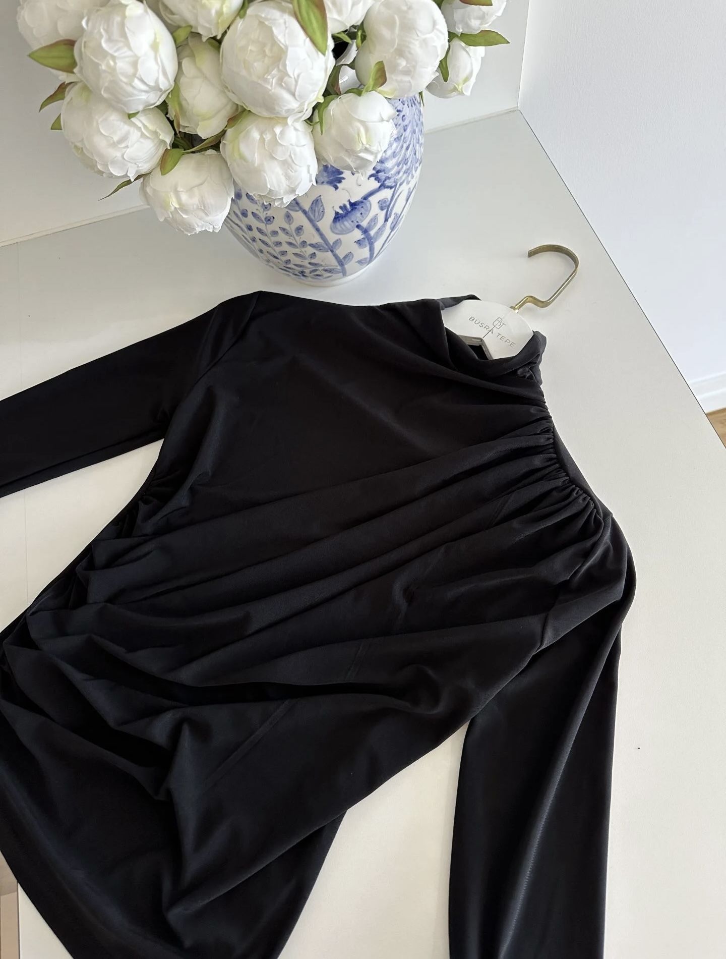 Drape Bluz / Siyah