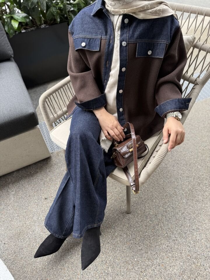 Kot Karışım Gömlek