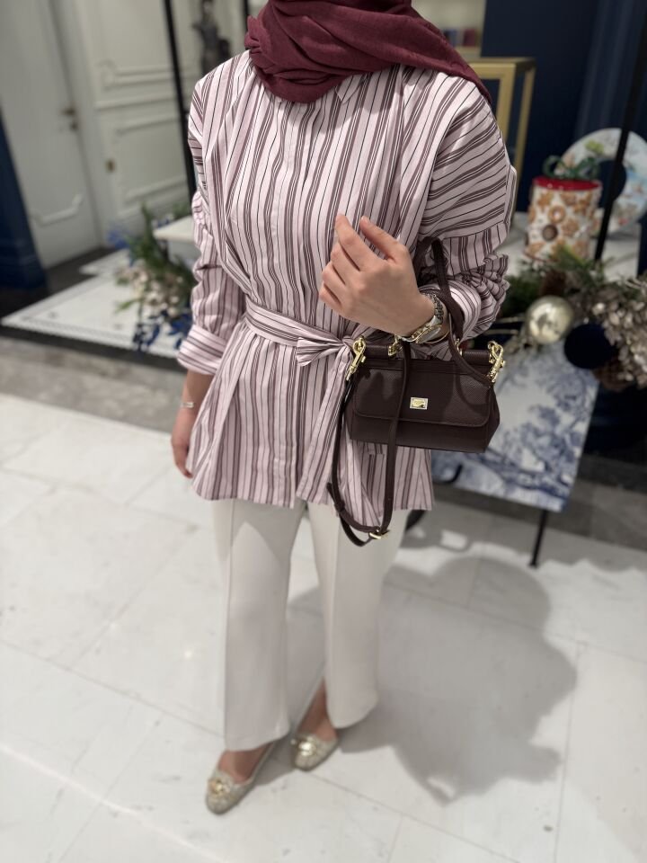 PİLİLİ POPLİN GÖMLEK