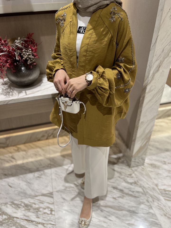 Kimono Yağ Yeşil ÖN SİPARİŞ