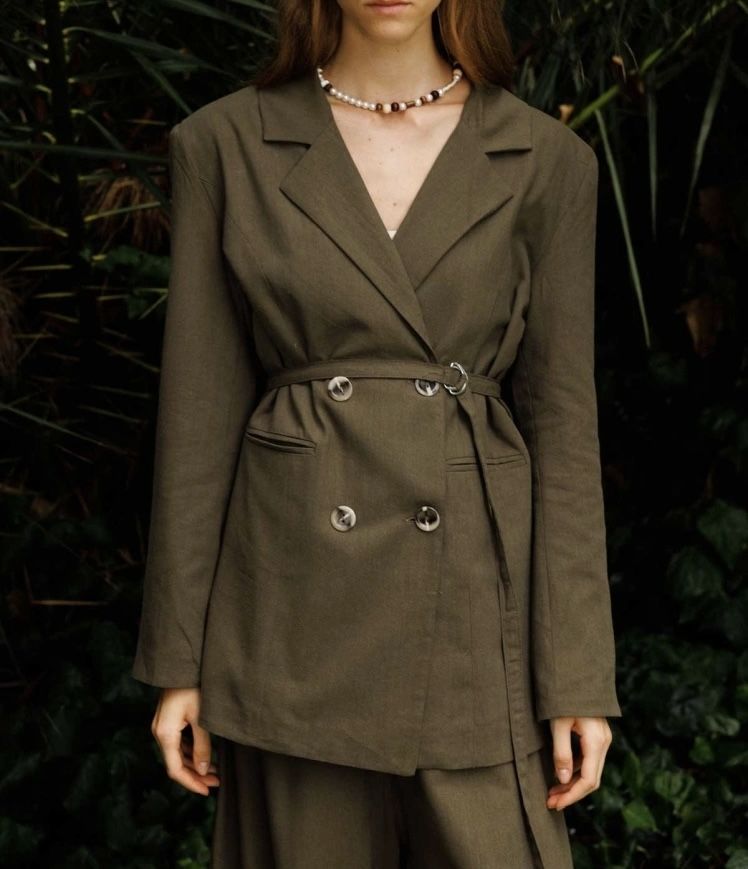 Keten blazer ceket