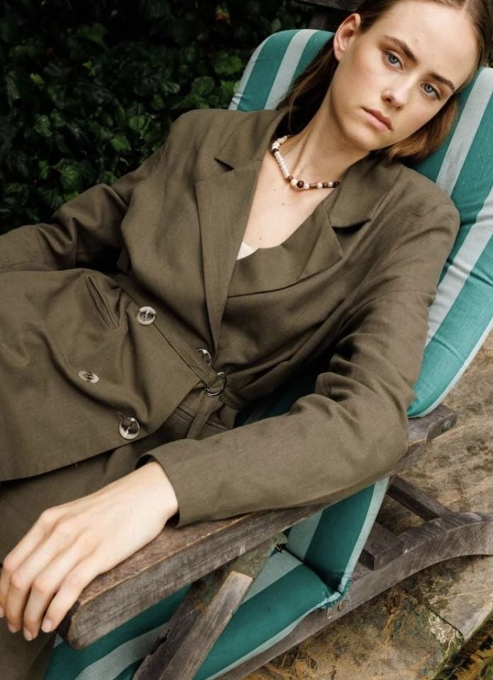 Keten blazer ceket