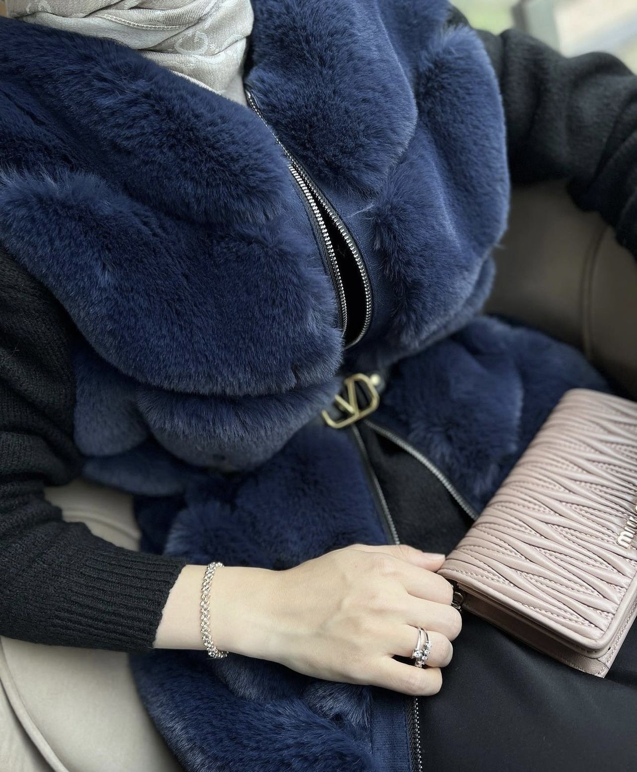 Kürk Yelek/ Lacivert