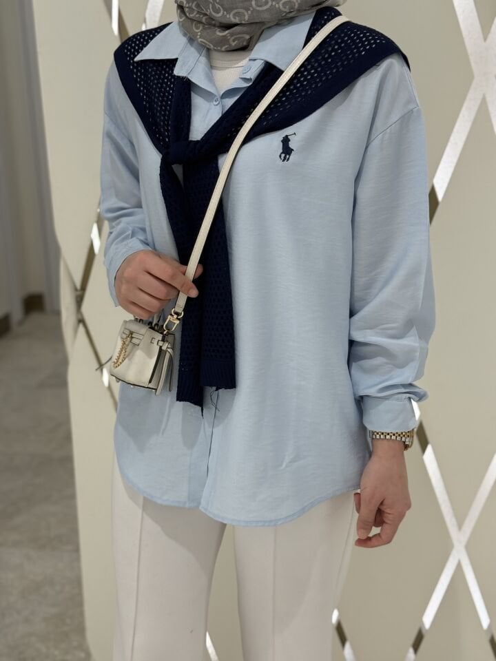 ATKILI GÖMLEK MAVİ