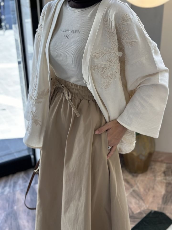 Kloş etek  camel