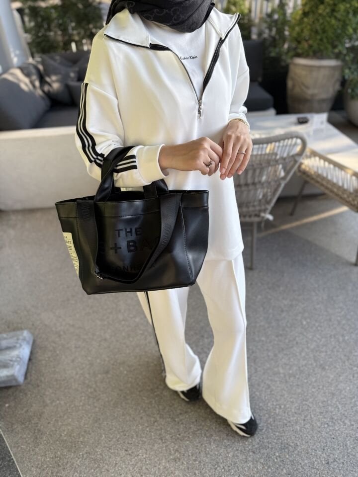 Şeritli Eşofman Takımı