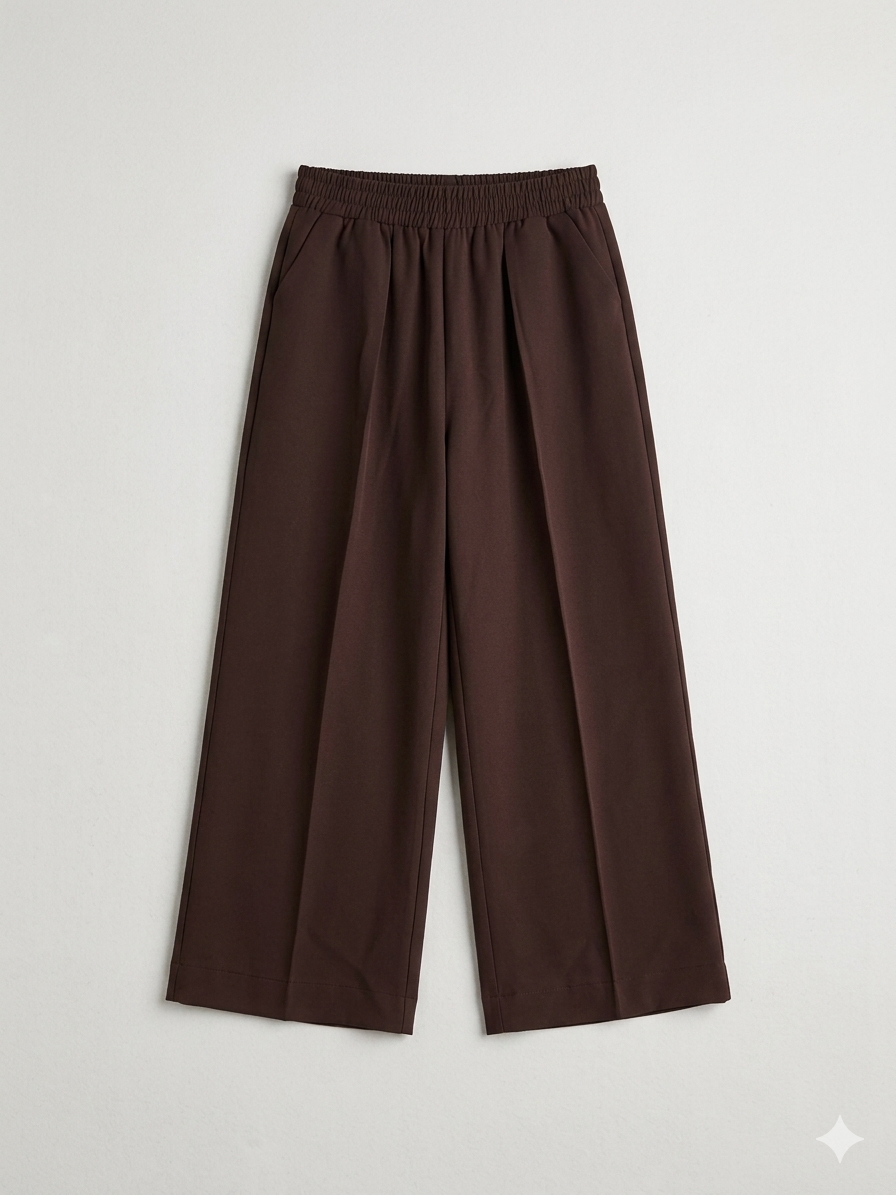 ÇİMALI PANTOLON/ KAHVERENGİ