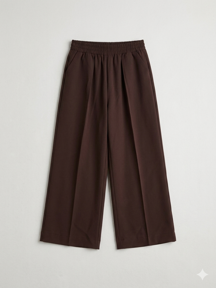 ÇİMALI PANTOLON/ KAHVERENGİ