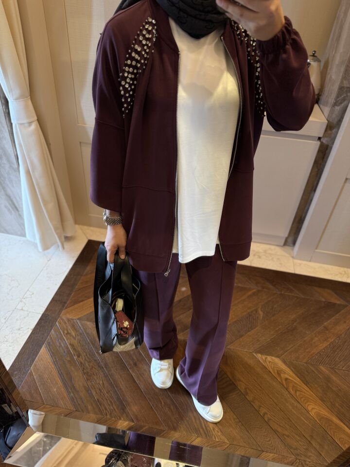 Plormis Eşofman Takımı/ Mürdüm