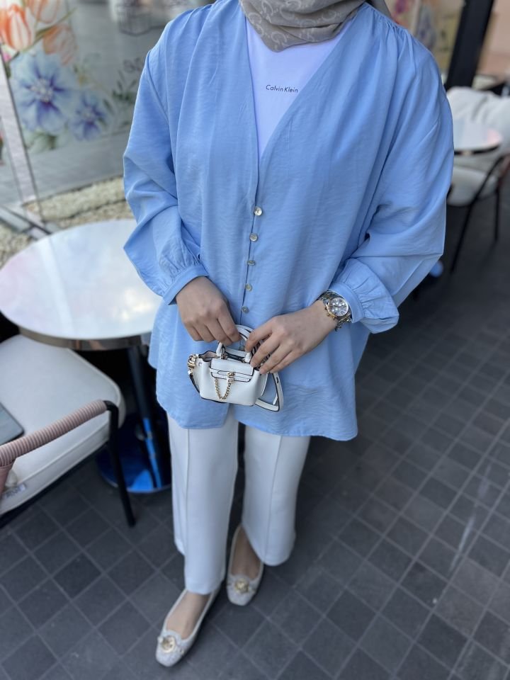 SUZİ GÖMLEK MAVİ