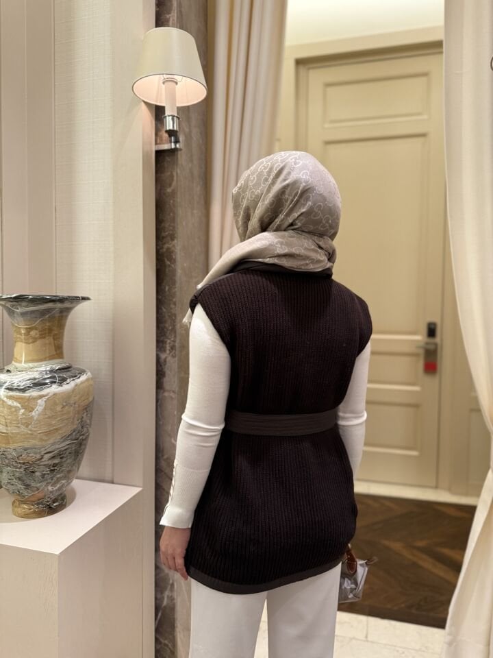 MELİSSA YELEK/ KAHVE