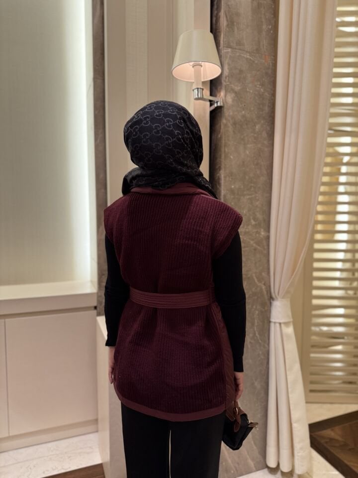 MELİSSA YELEK/ BORDO