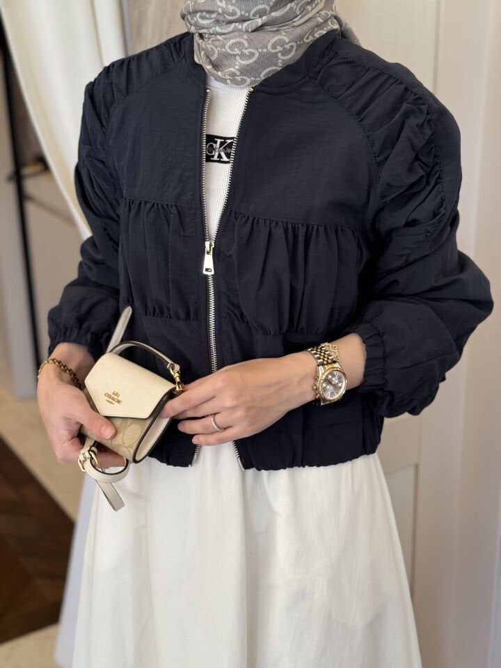 ALİSA CEKET - LACİVERT