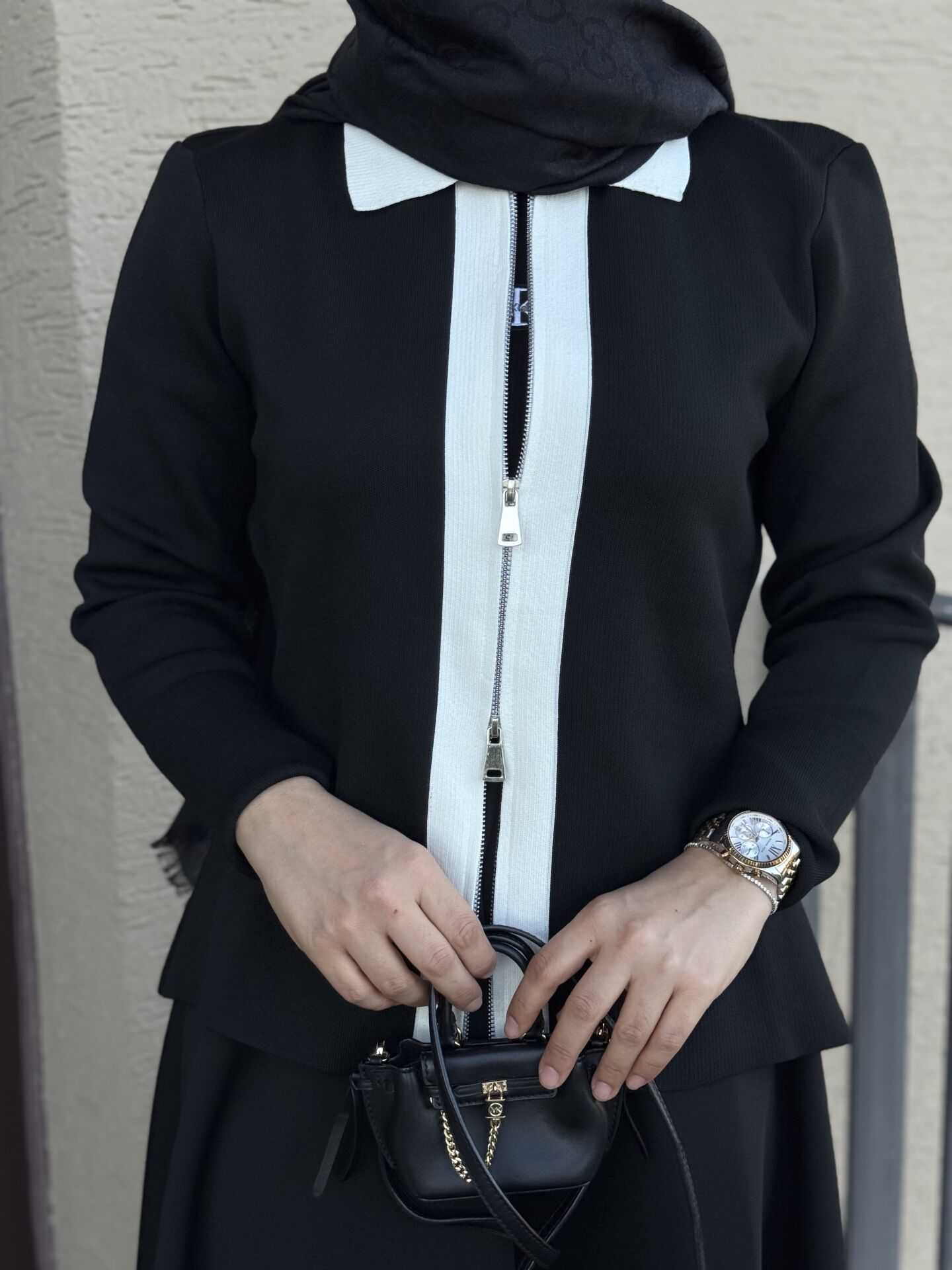 VİOLA ÇİFT FERMUAR TRİKO HIRKA