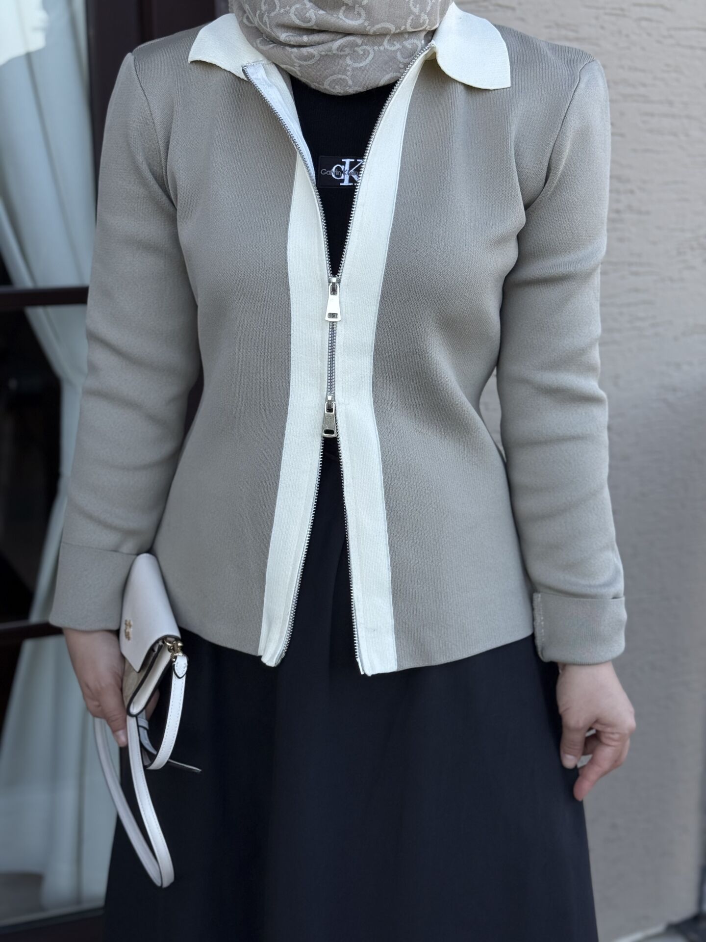 VİOLA ÇİFT FERMUAR TRİKO HIRKA