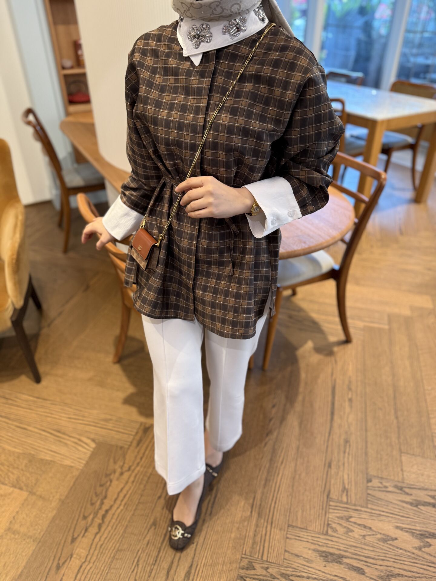 İPEKYOL MODEL GÖMLEK /KAHVERENGİ