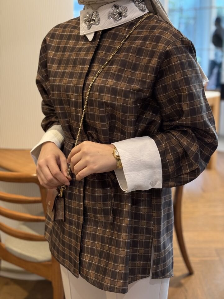 İPEKYOL MODEL GÖMLEK /KAHVERENGİ